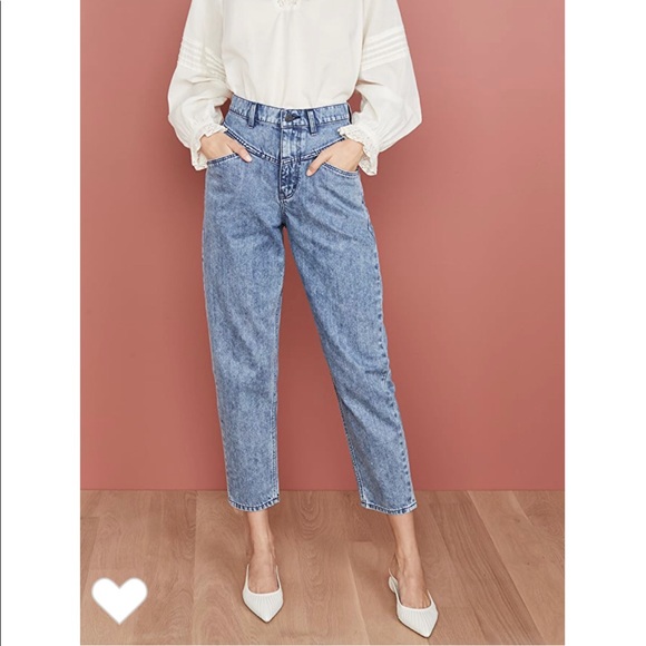 Rebecca Taylor Denim - La Vie Rebecca Taylor Tapered Jeans - Tachete Wash